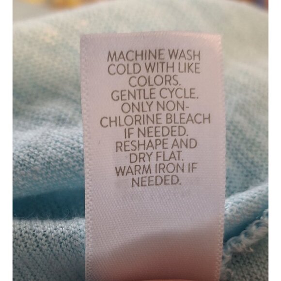 J. Jill Womens Light Blue Long-Sleeve Button Henley Top Relaxed Fit Linen-Cotton - Picture 5 of 6